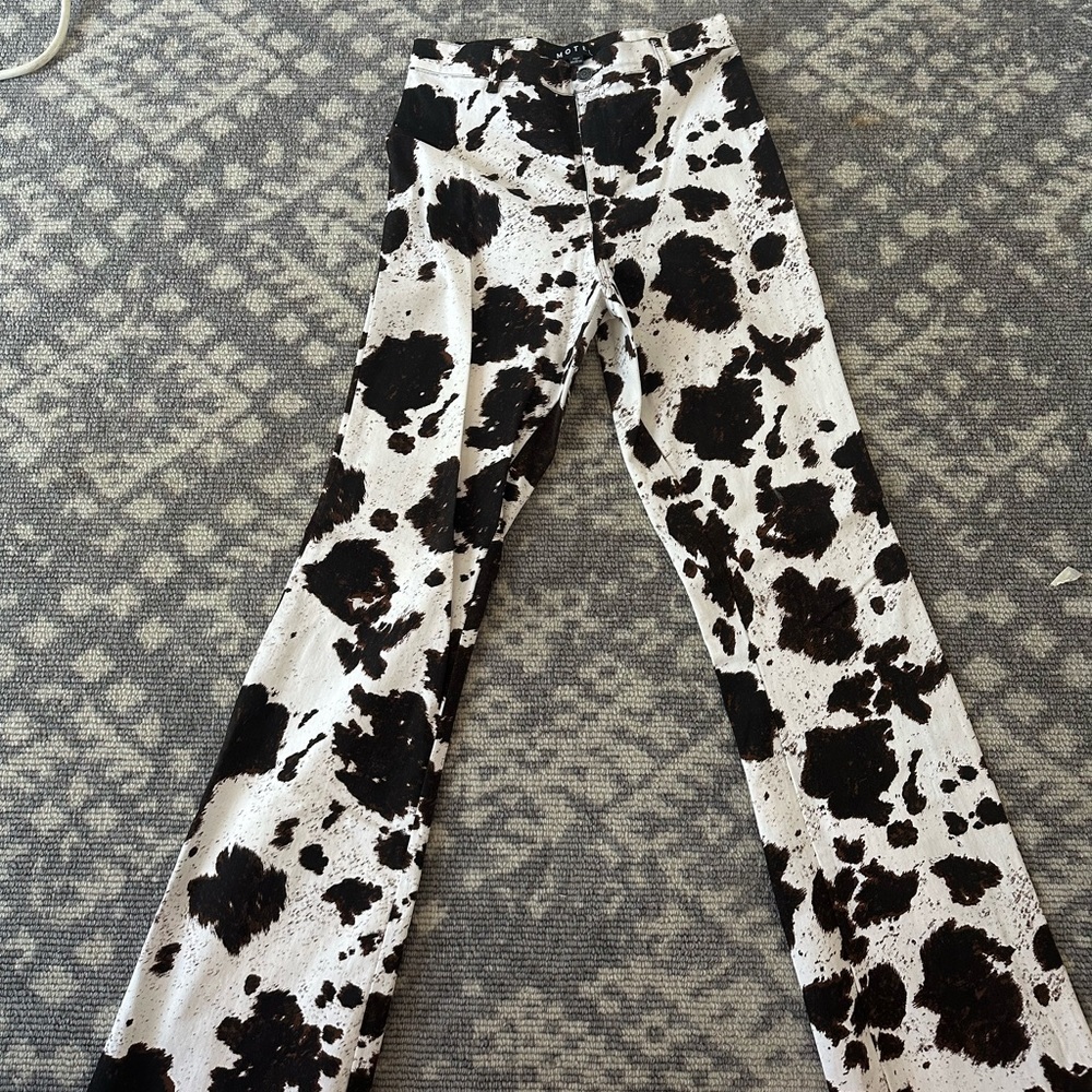 Motel Cowprint Jeans